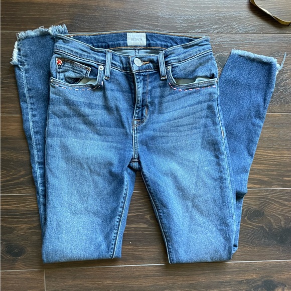Hudson skinny embroidered denim - Picture 7 of 7
